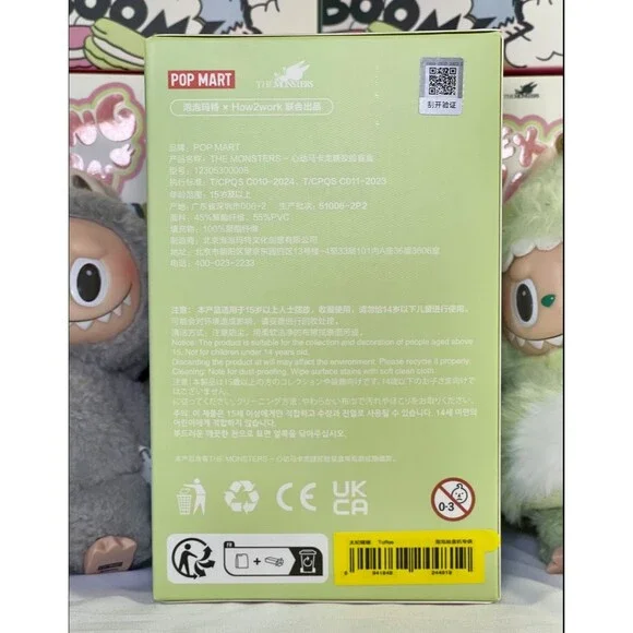 Authentic Pop Mart LABUBU Exciting Macaron THE MONSTERS Vinyl Face Blind Box